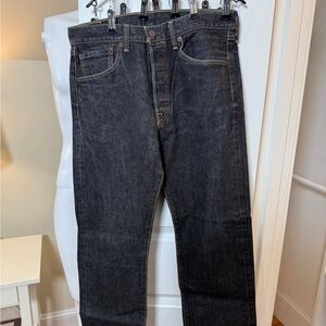 Levi’s 501 Original Fit Jeans Dark Wash Button Fly W32 L30 Men